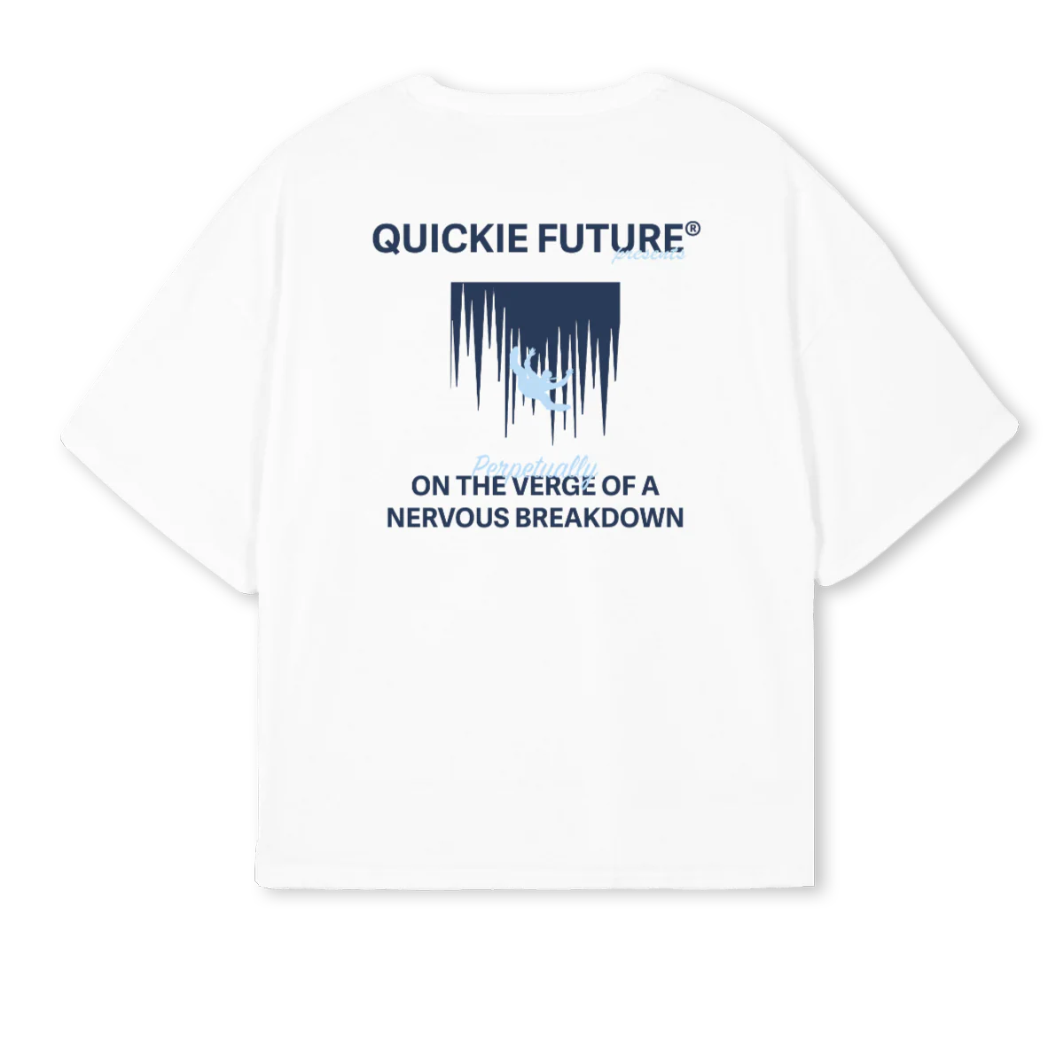 TEEBREAKDOWN White Oversized Boxy Tee. - Image 2