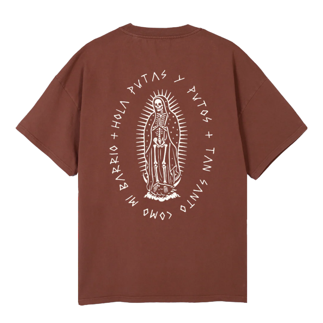 TEEBROWNGUADALUP Vintage Brown Oversized Tee. - Image 2