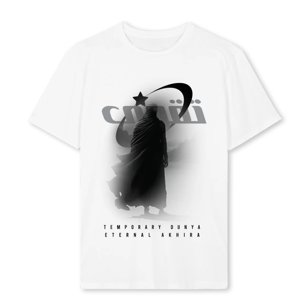 TEMPORARY ETERNAL White Regular Tee.