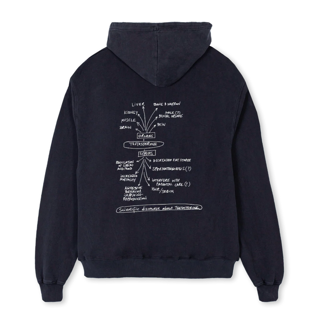TESTOHOODIE Vintage Black Oversized Hoodie. - Image 2