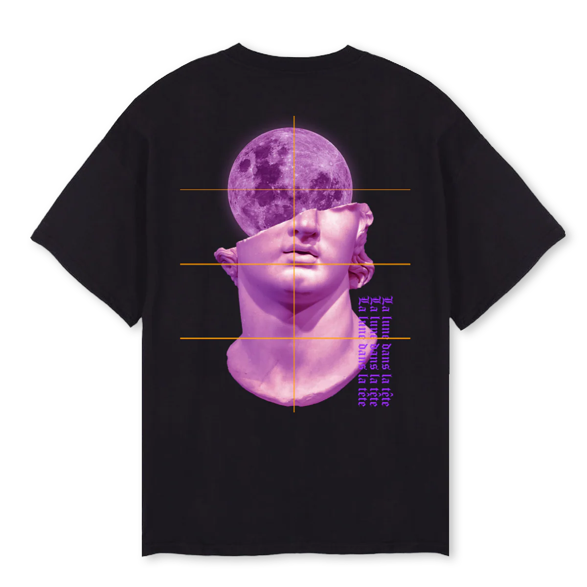TETEROSE Black Oversized Tee. - Image 2