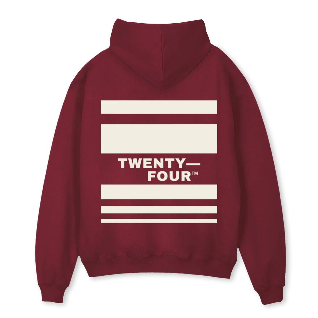 TFHOODIEBURGUNDY Burgundy Oversized Hoodie. - Image 2
