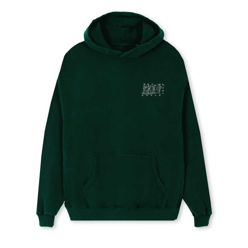 THEHORAESEASONSKHALK Wild Green Regular Hoodie.