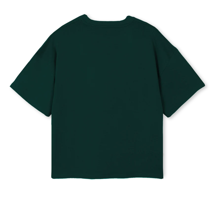 THETREEGREENWHITE Wild Green Oversized Boxy Tee. - Image 2