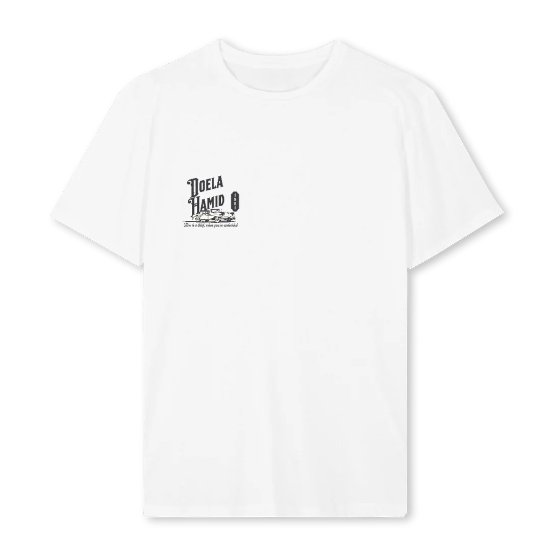 THIEF  White Regular Tee.
