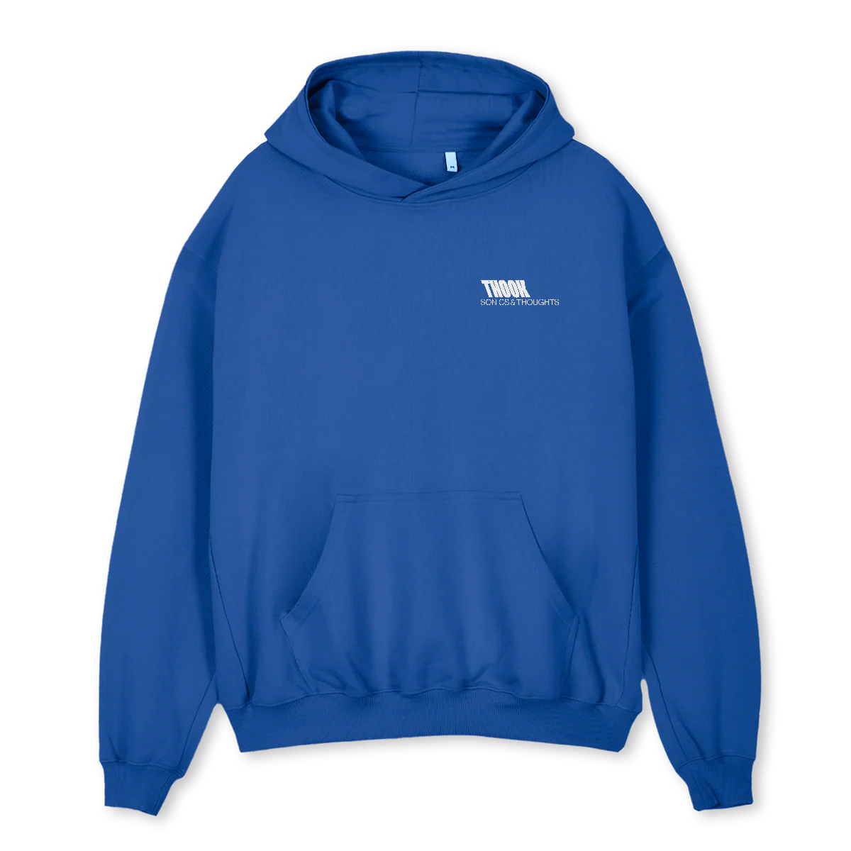 THOOKSONICSHOODIE Cobalt Blue Oversized Hoodie.