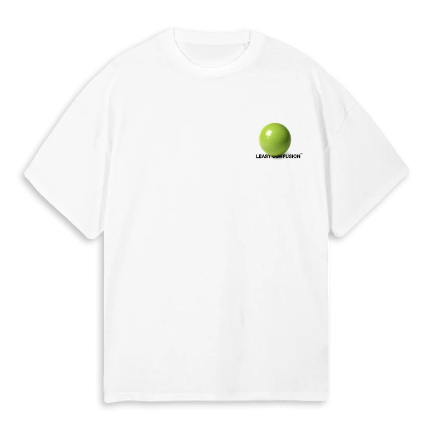 THREEDWHITEOS White Oversized Tee.