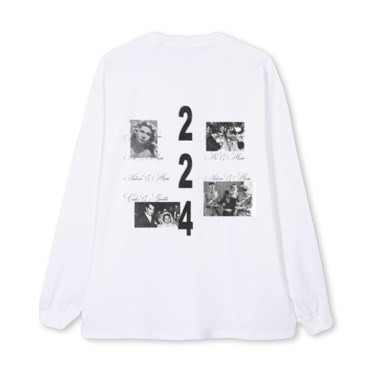 TILDEATH White Oversized LS Tee. - Image 2