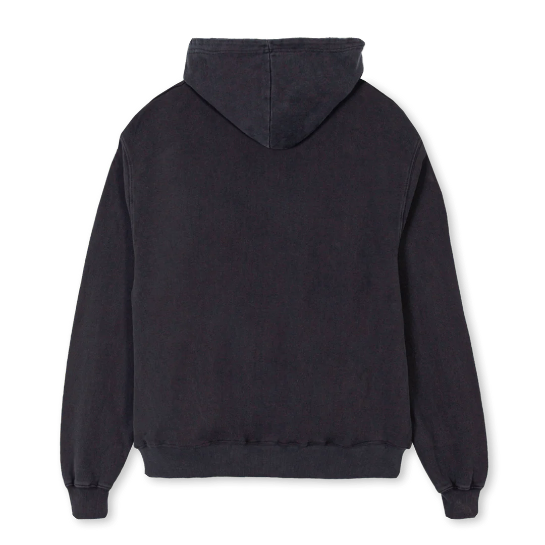 TOKYOWALK Vintage Black Oversized Zipped Hoodie. - Image 2