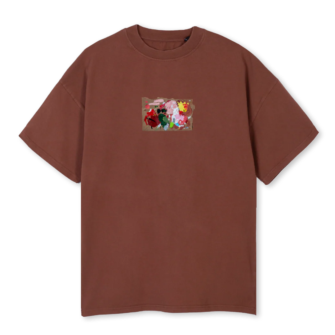 TONE Vintage Brown Oversized Tee.