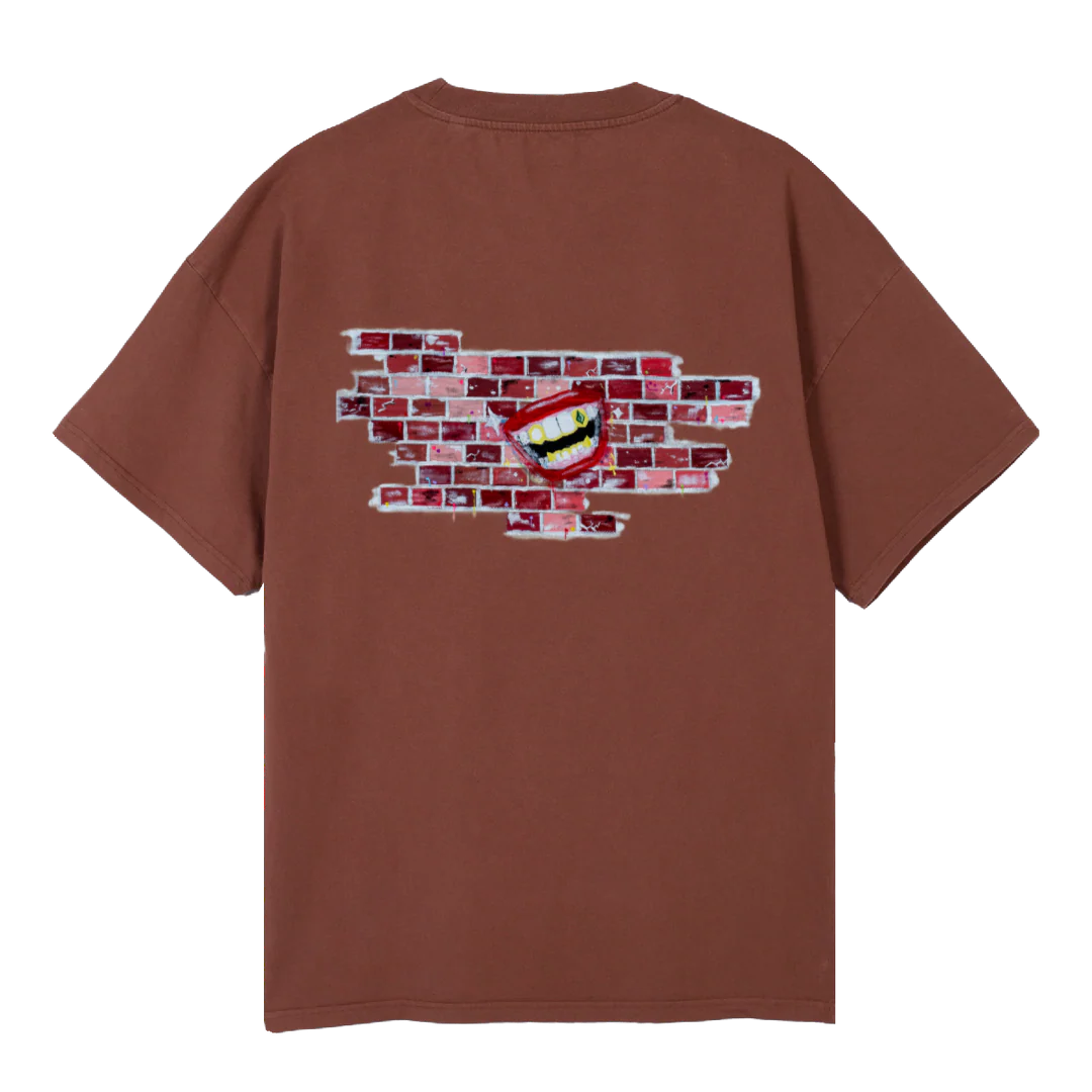 TONE Vintage Brown Oversized Tee. - Image 2