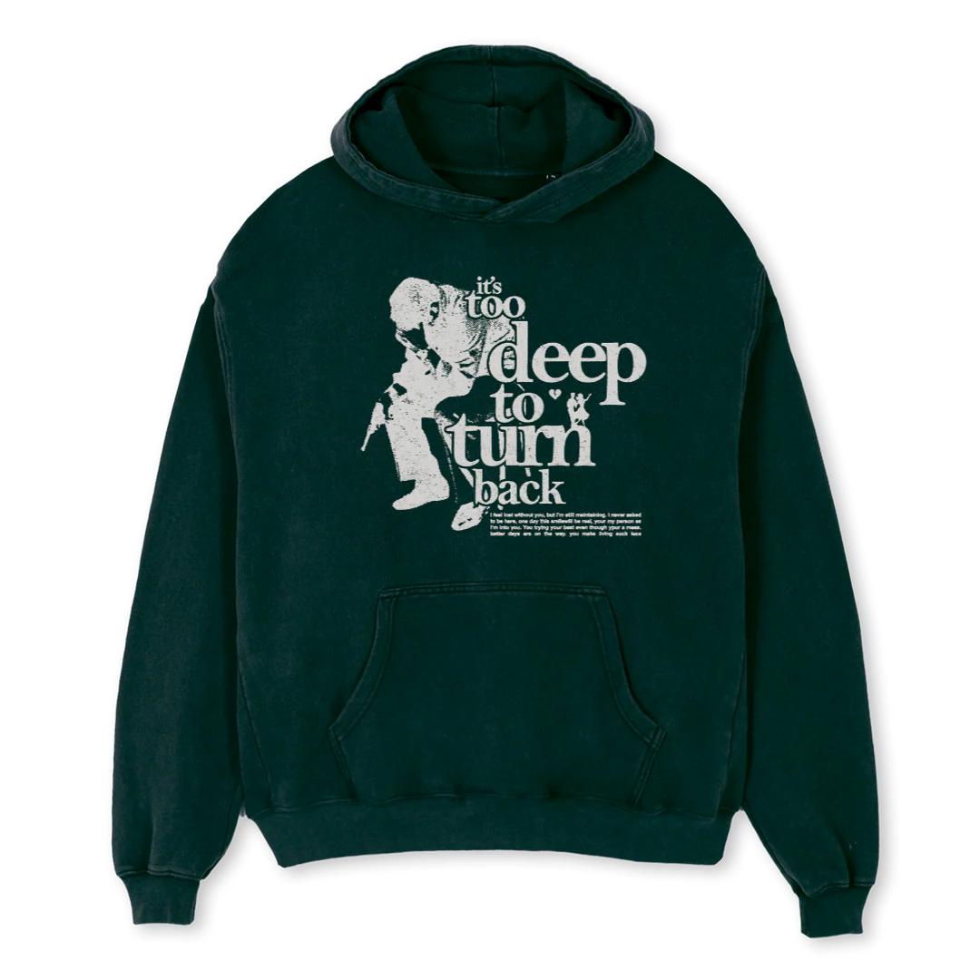 TOO Wild Green Oversized Hoodie.