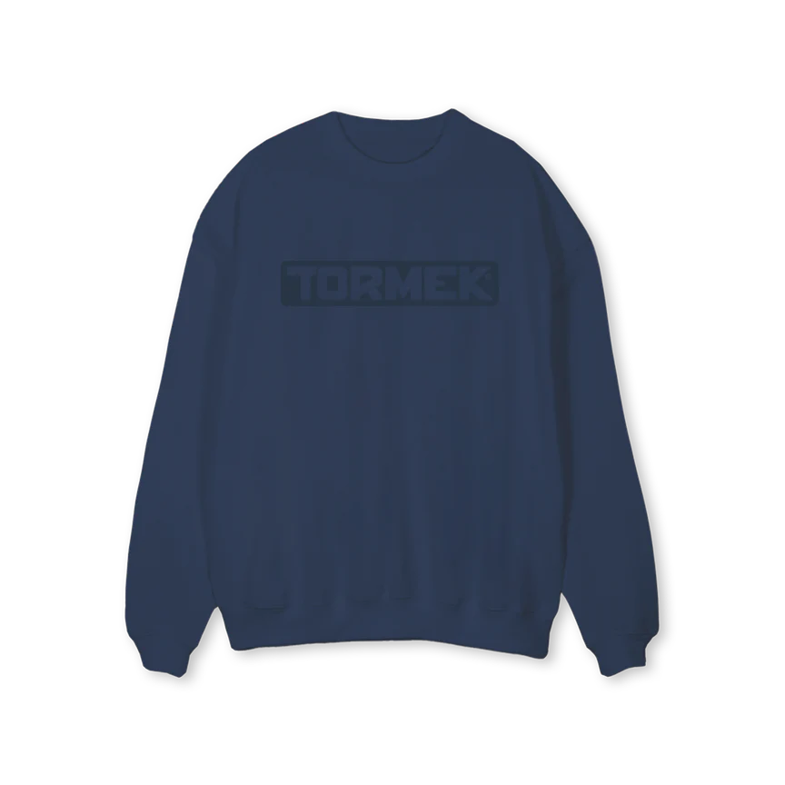 TORMEK DARKBLUE Navy Blue Regular Crewneck Sweater.