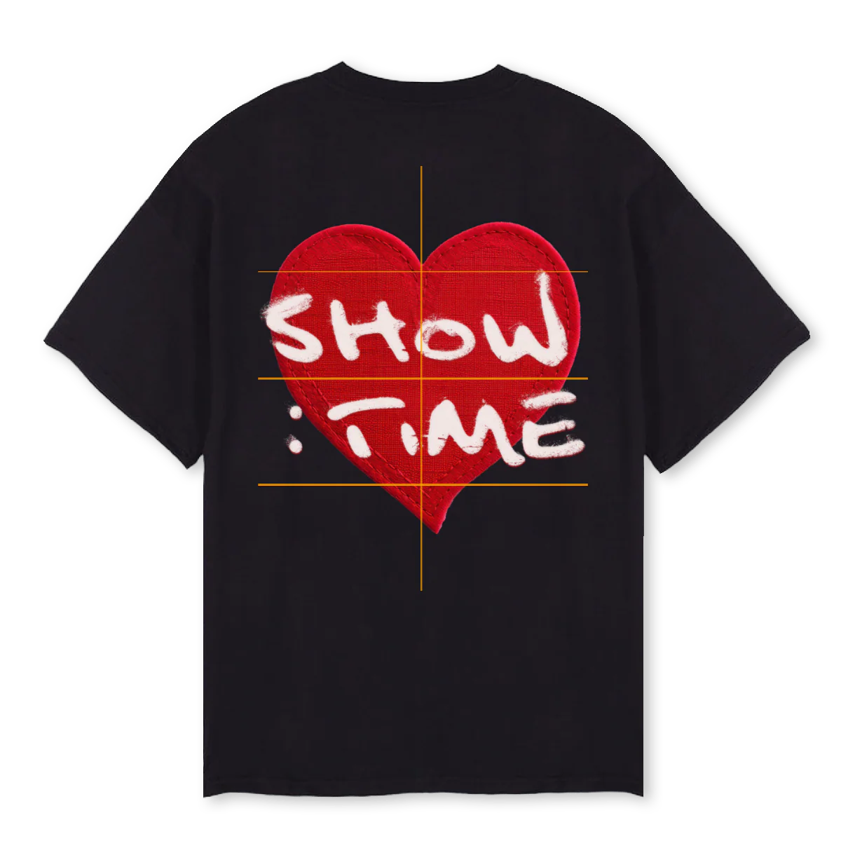 TOUCHE Black Oversized Tee. - Image 2