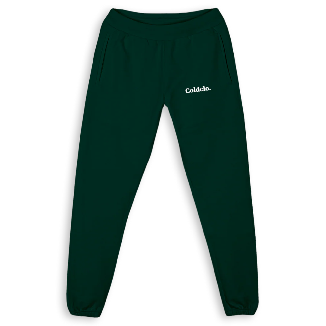 TRACKIE_1  Wild Green Relaxed Sweatpants.