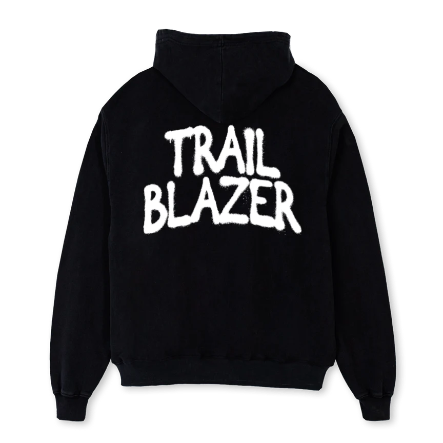TRAILBLAZEHOODYBLACK Black Oversized Hoodie. - Image 2