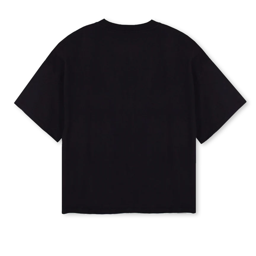 TRSTDCLOSPB Black Oversized Boxy Tee. - Image 2