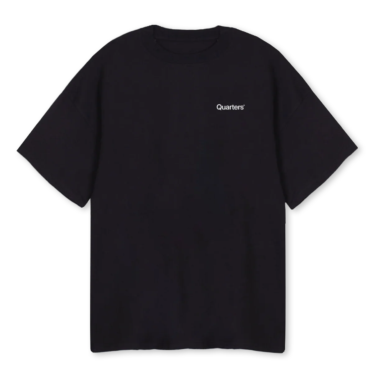 TRUST Black Oversized Tee.
