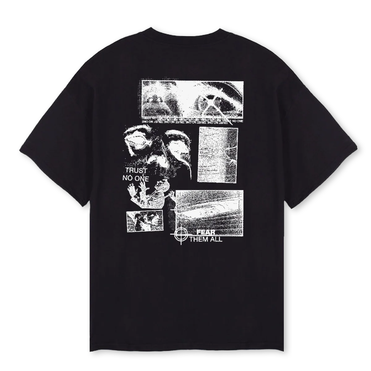 TRUST Black Oversized Tee. - Image 2