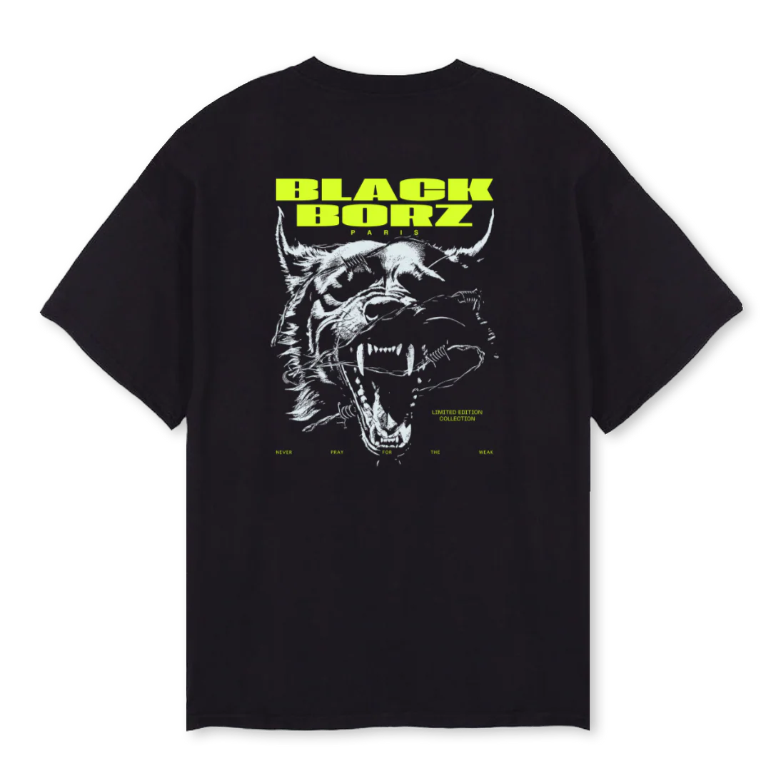 TSHIRTWOLF Black Oversized Tee. - Image 2
