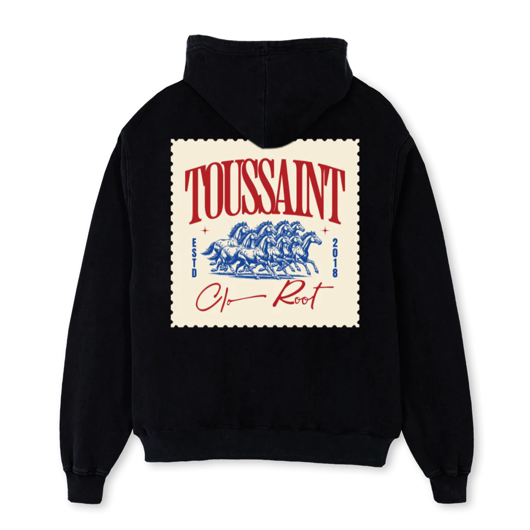TSHORSEHOODIE  Black Oversized Hoodie. - Image 2