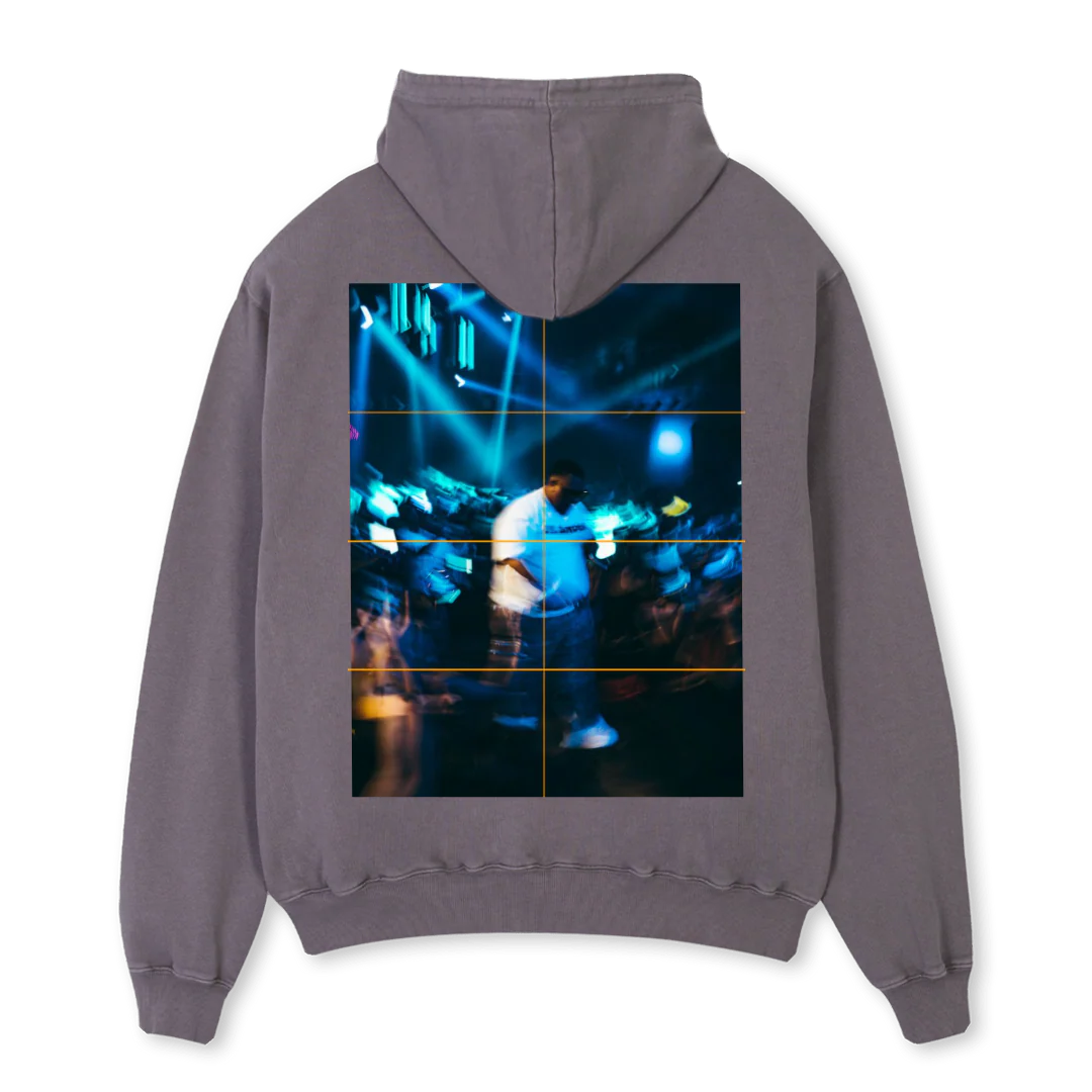 TTTTTTTTT Pigment Grey Oversized Hoodie. - Image 2