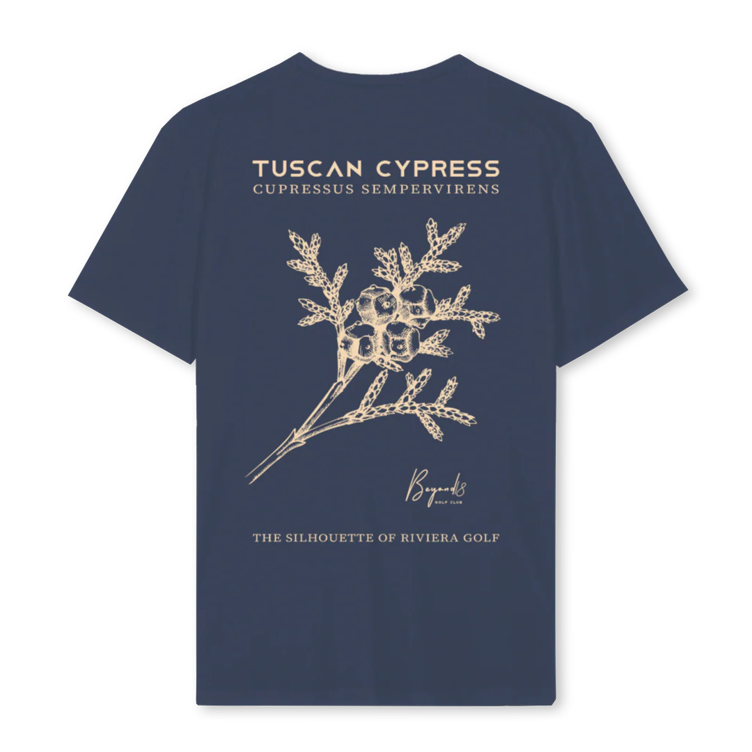 TUSCAN CYPRESS Navy Blue Regular Tee. - Image 2