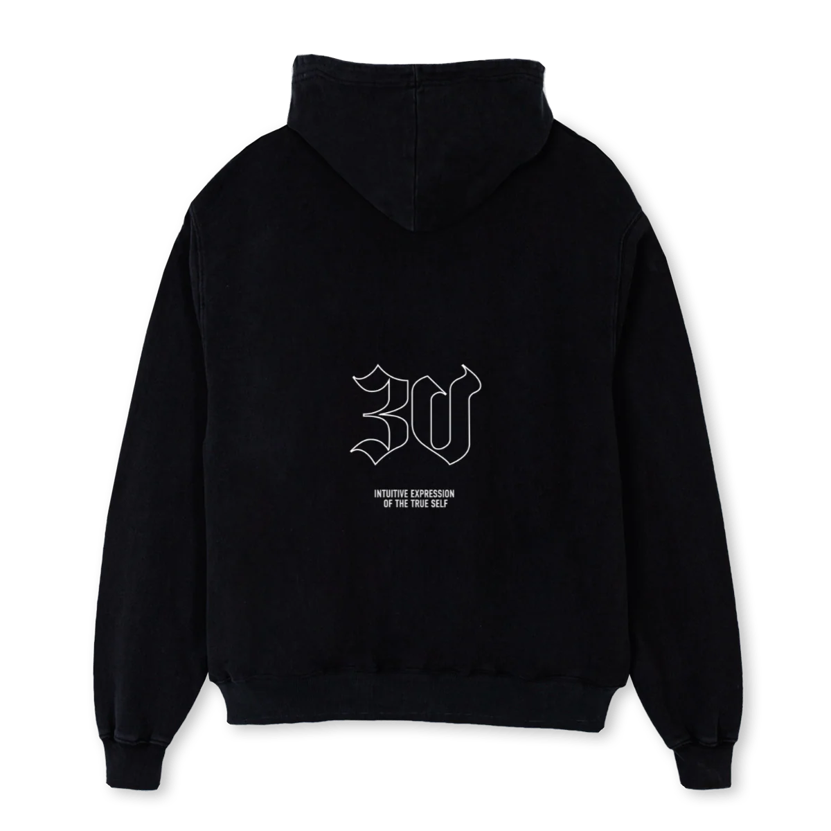 TVHOODIEONE Black Oversized Hoodie. - Image 2