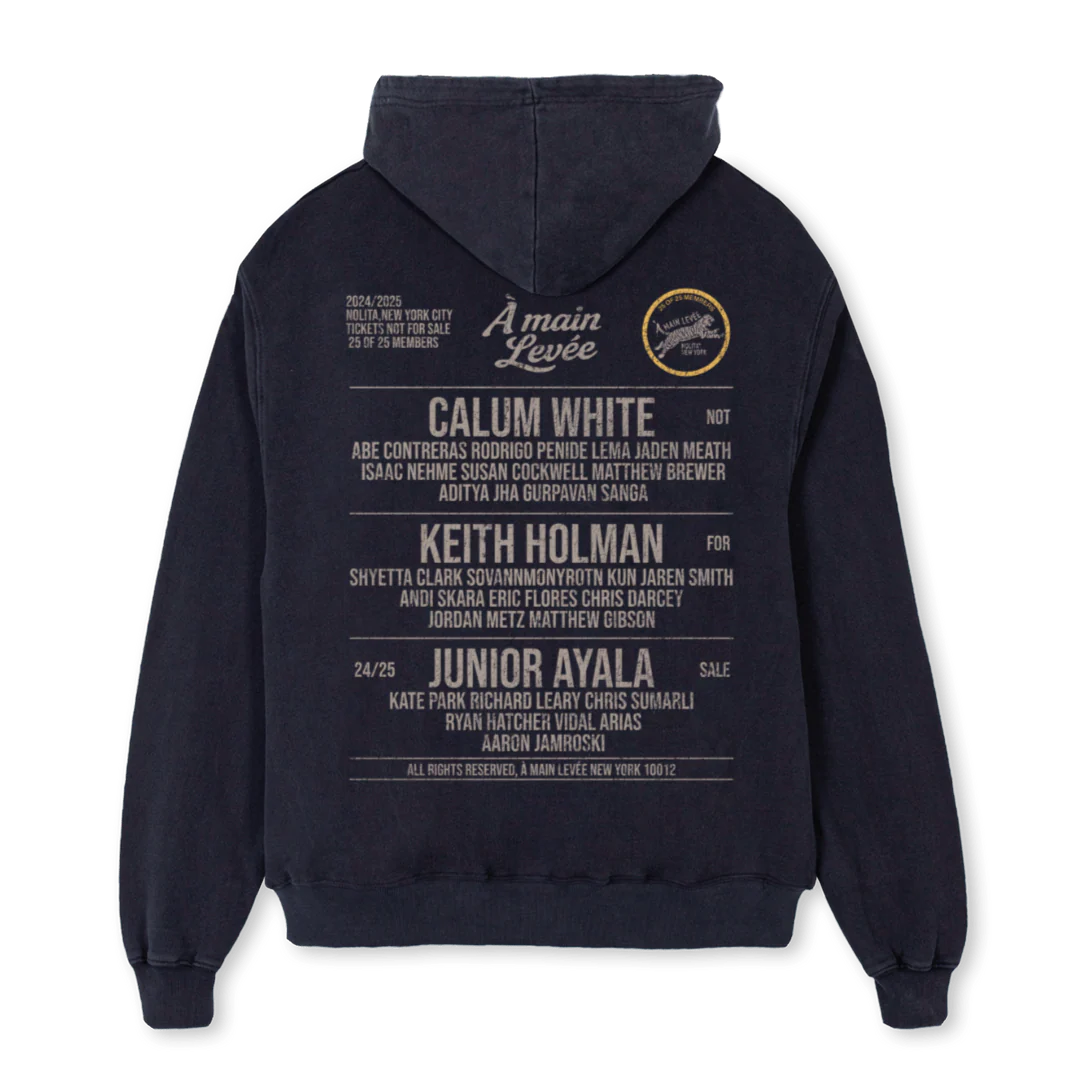 TWENTYFIVEMEMBERS Vintage Black Oversized Hoodie. - Image 2