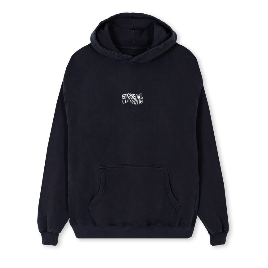 UILSKUIKEN Vintage Black Regular Hoodie.