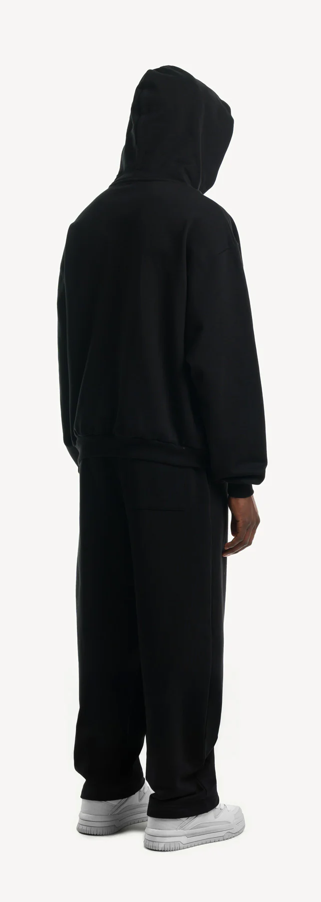 Ultra Heavy Black Straight-Leg Relaxed Sweatpants. - Image 5