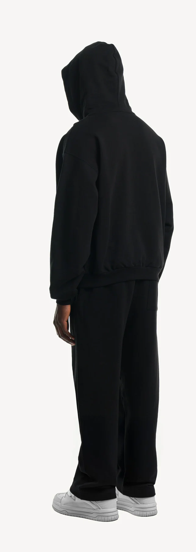 Ultra Heavy Black Straight-Leg Relaxed Sweatpants. - Image 7