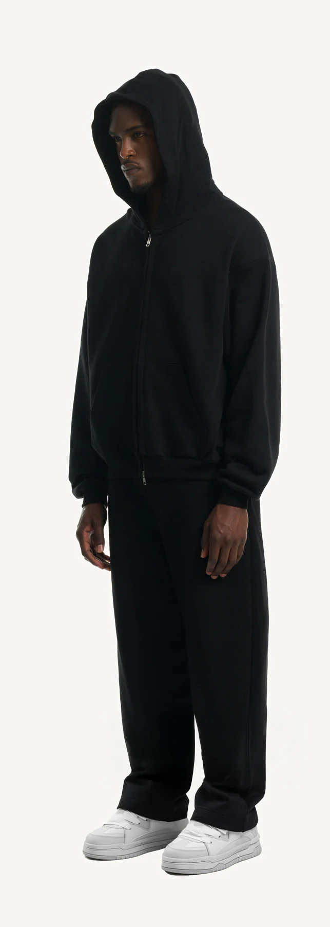 Ultra Heavy Black Straight-Leg Relaxed Sweatpants. - Image 9