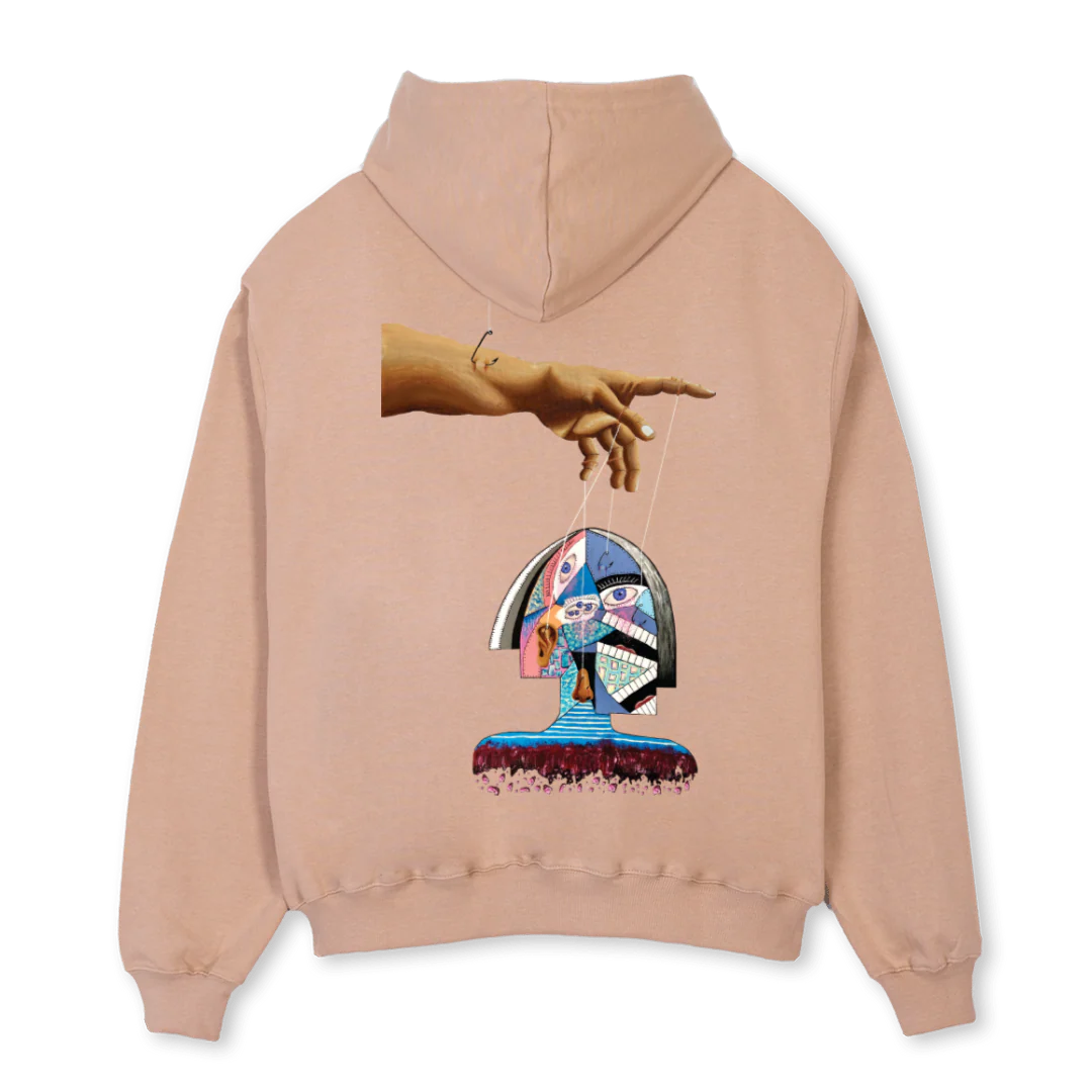UNDISCLOSED DESIRES Croissant Oversized Zipped Hoodie. - Image 2