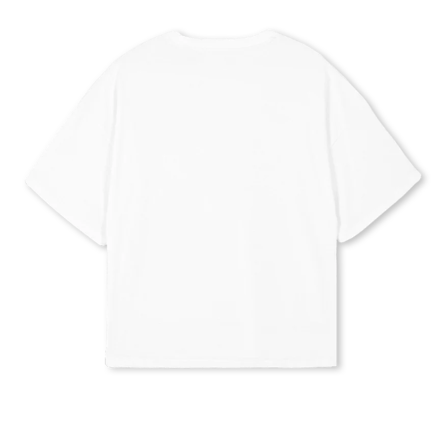 UNIC MANY White Oversized Boxy Tee. - Image 2
