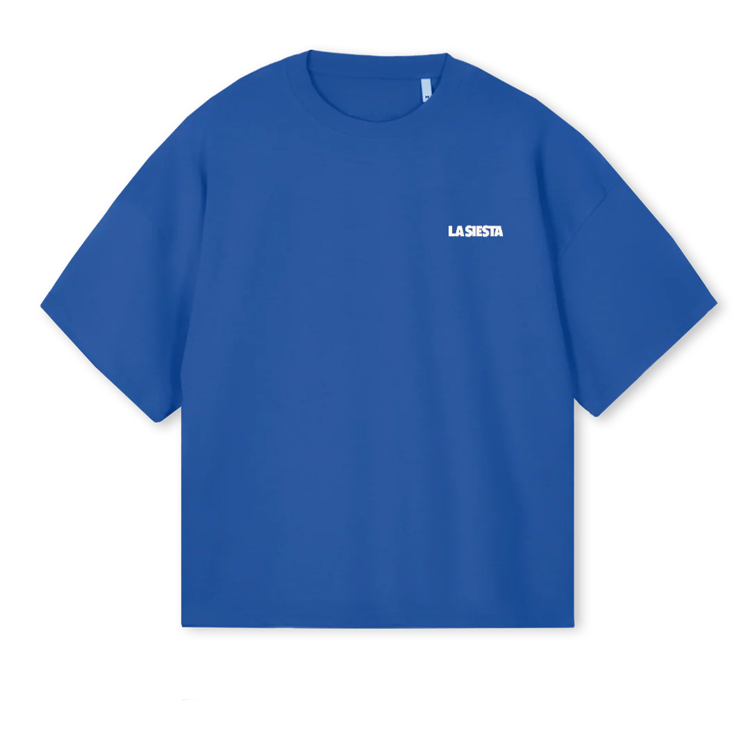 UNIFORMBLUE Cobalt Blue Oversized Boxy Tee.