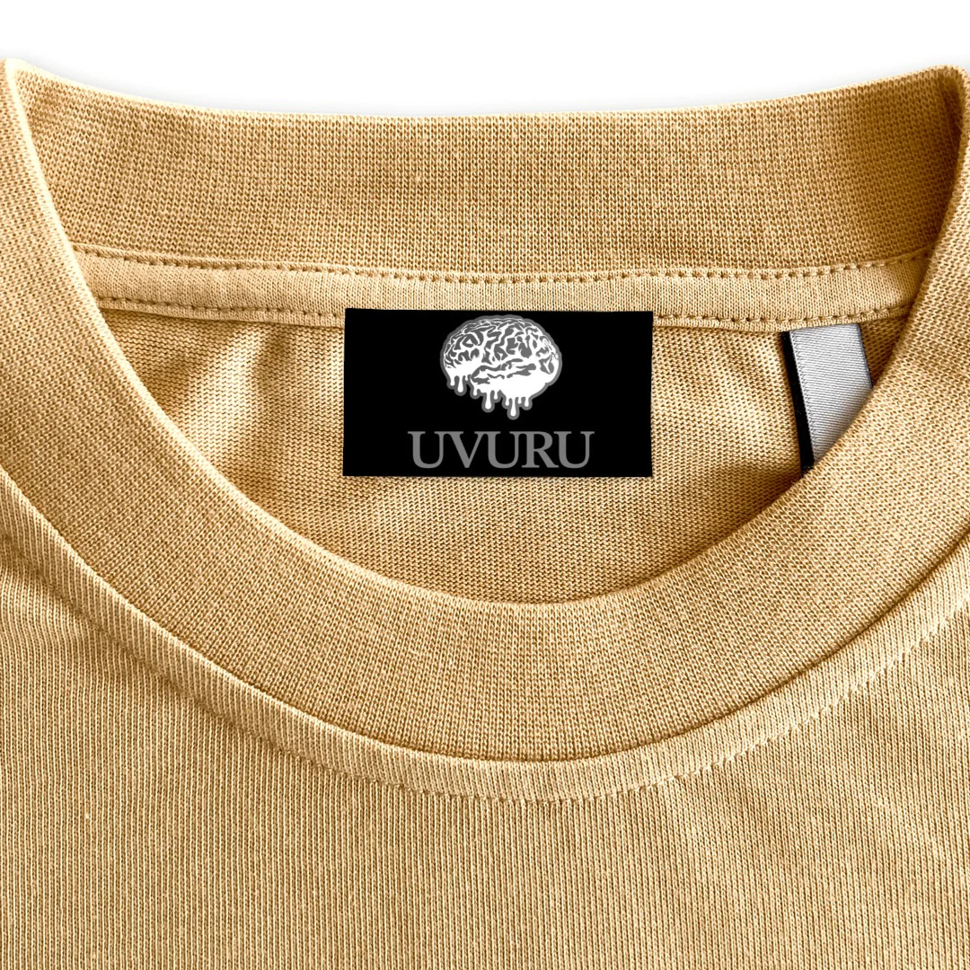 UVURU APPAREL BY TOM Custom Neck Label.