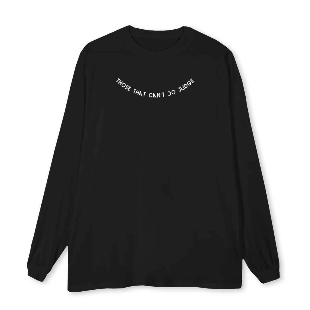 VAGRANTJOIE Black Oversized LS Tee.