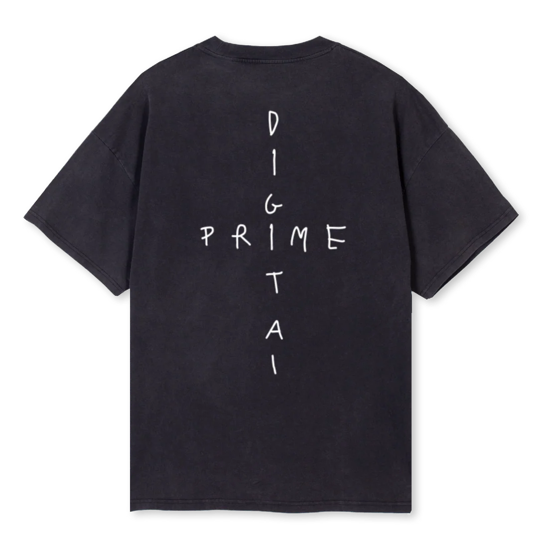 VALENTINES OTHER SAM Vintage Black Oversized Tee. - Image 2