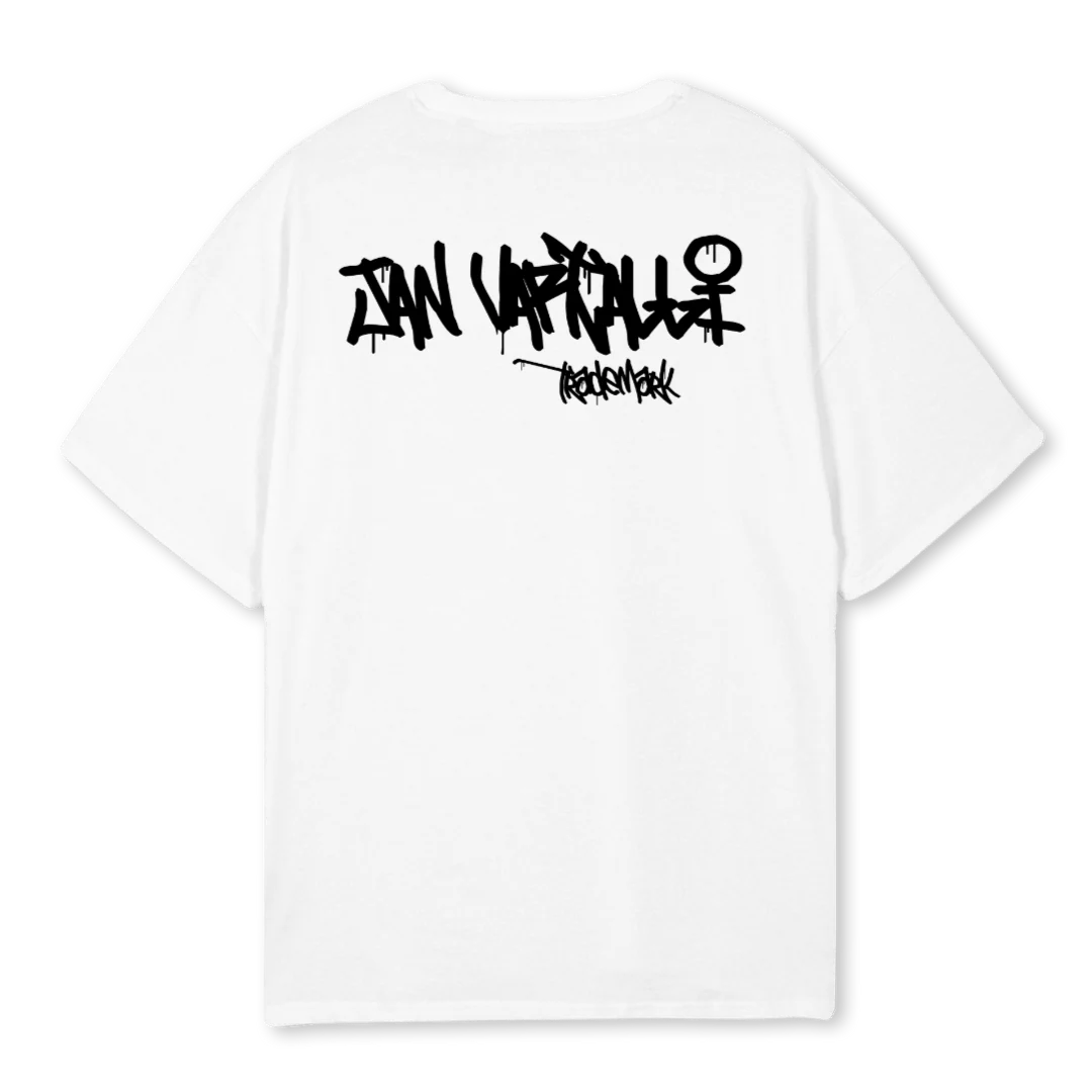 VANDALSTAGWHITE White Oversized Tee. - Image 2