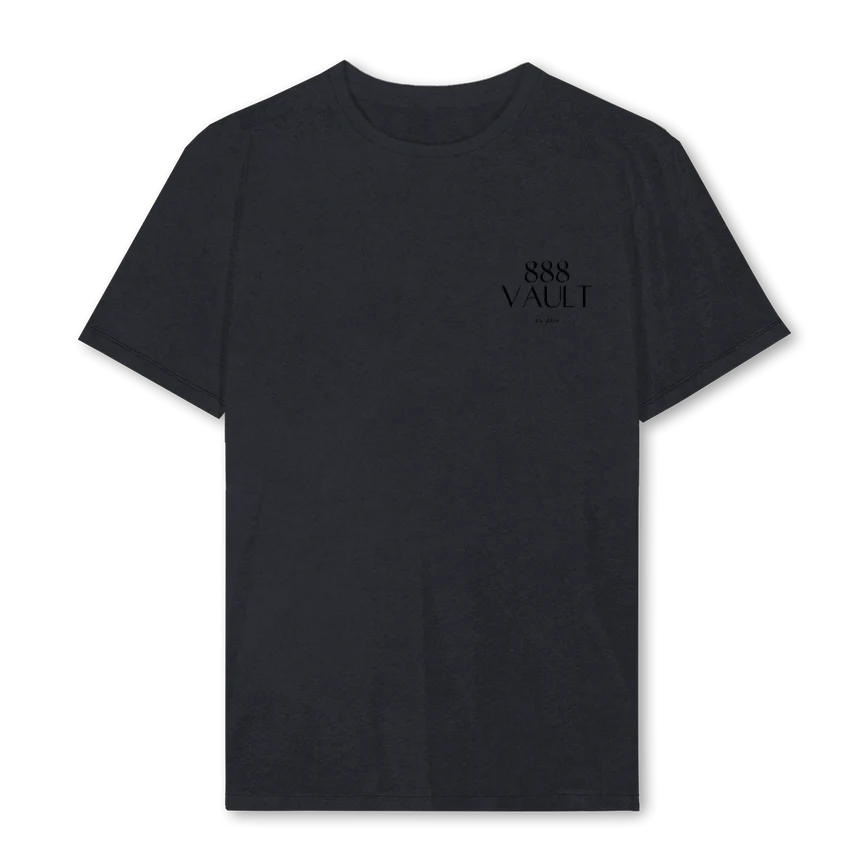 VAULT MYK Vintage Black Regular Tee.