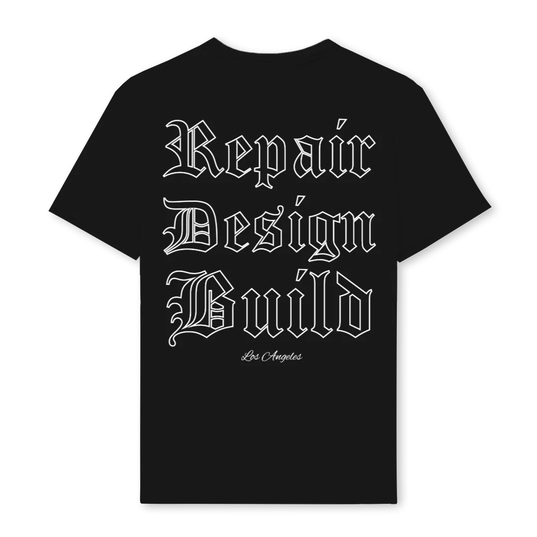 VERRVREVD Black Regular Tee. - Image 2