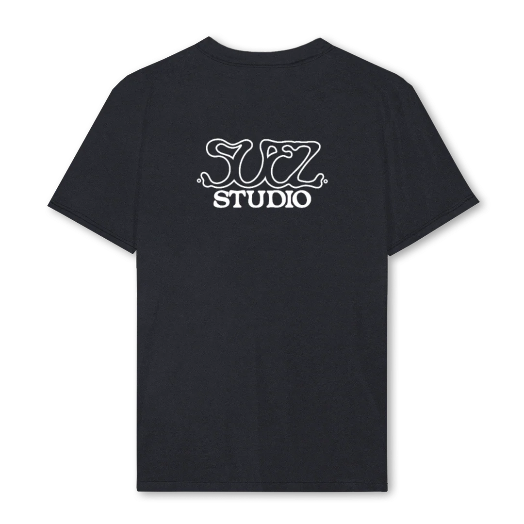 VERSIONLOGOTWO Vintage Black Regular Tee. - Image 2