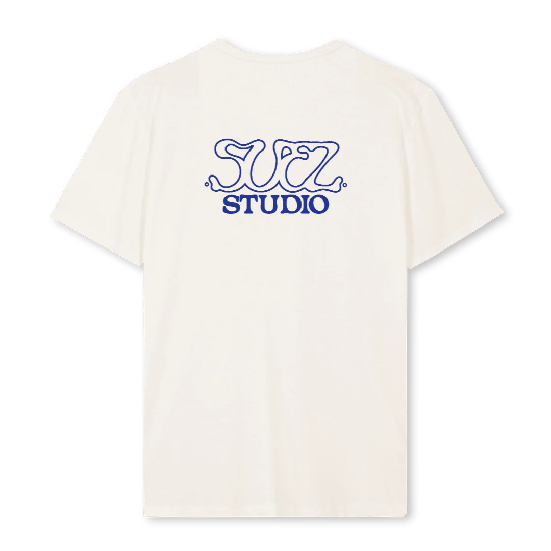 VERSIONTWOBLUE Vintage White Regular Tee. - Image 2