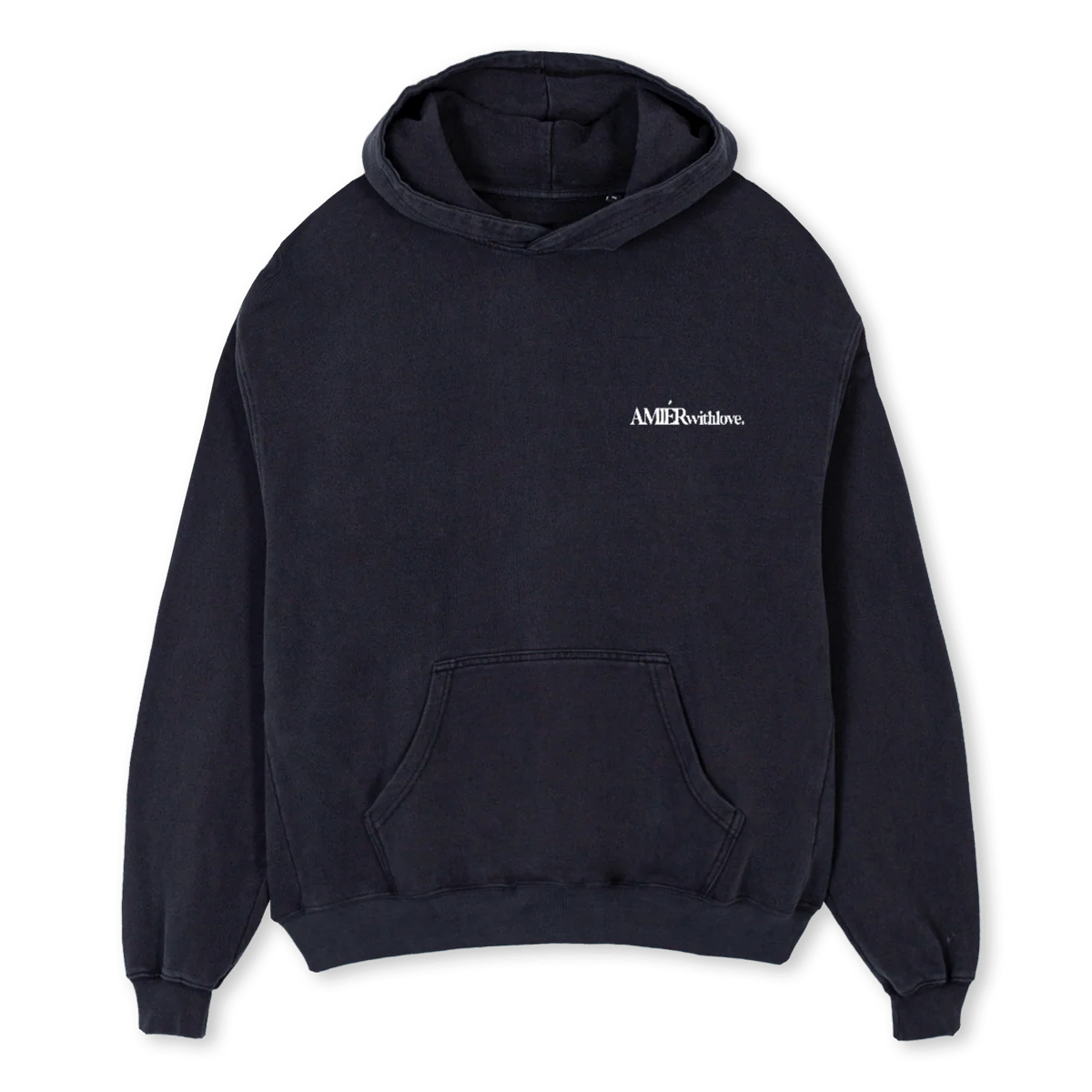 VHOODIE Vintage Black Oversized Hoodie.