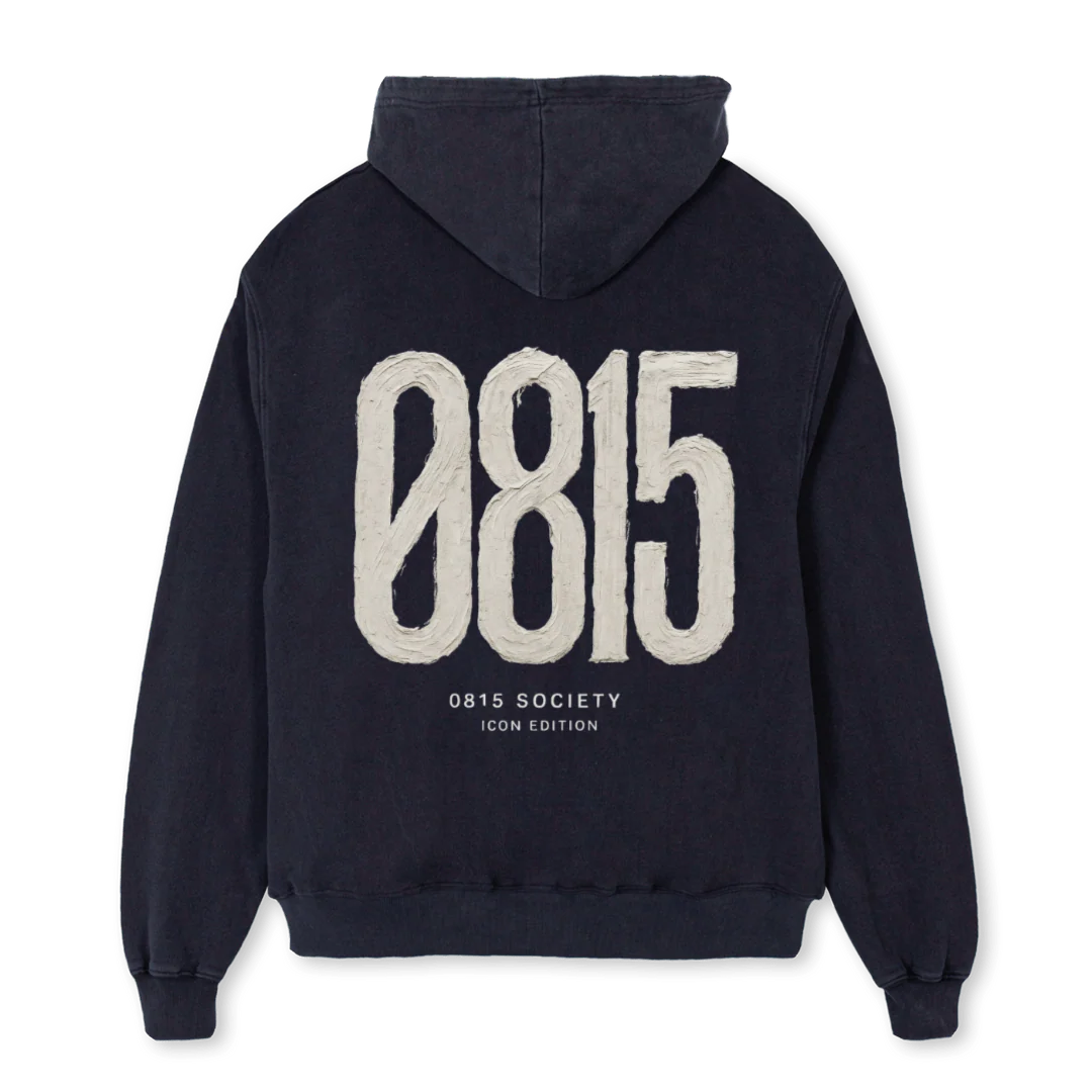 VINT ICONHOOD Vintage Black Oversized Hoodie. - Image 2