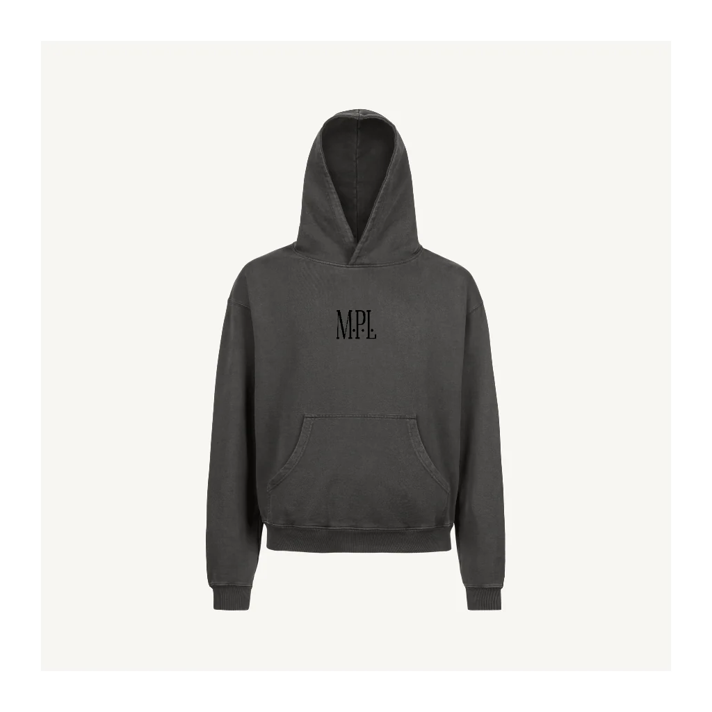 vintage black logo Vintage Black Oversized Hoodie.