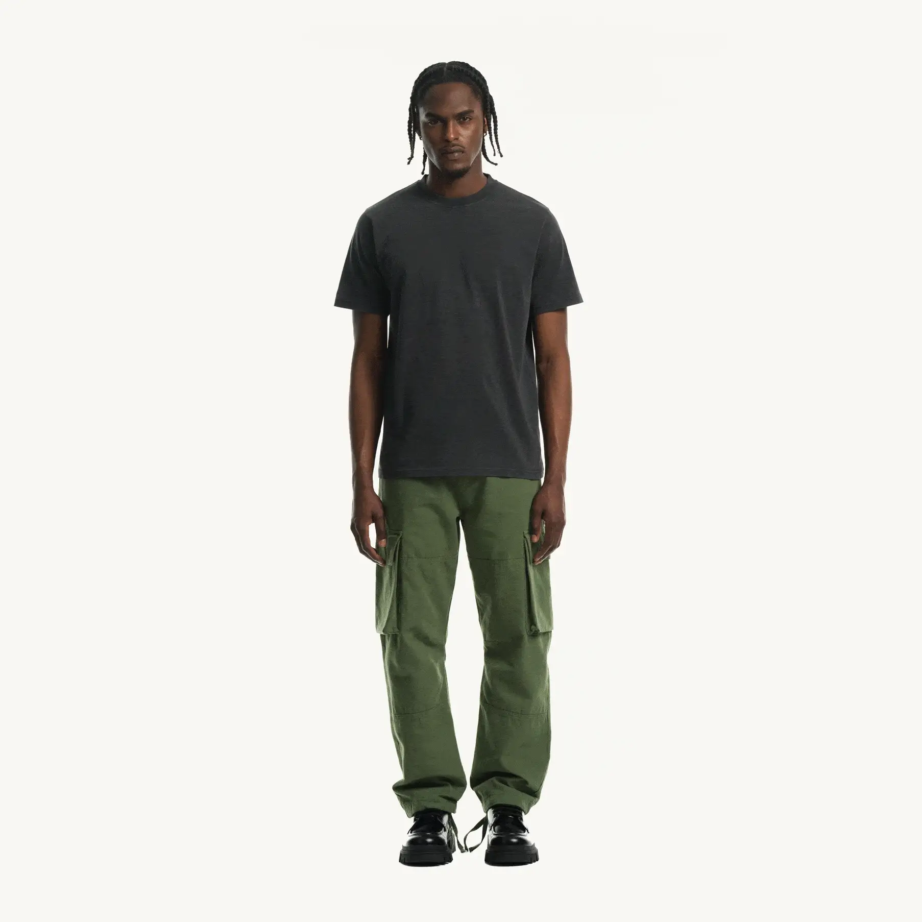 Vintage Black Regular Tee. - Image 3