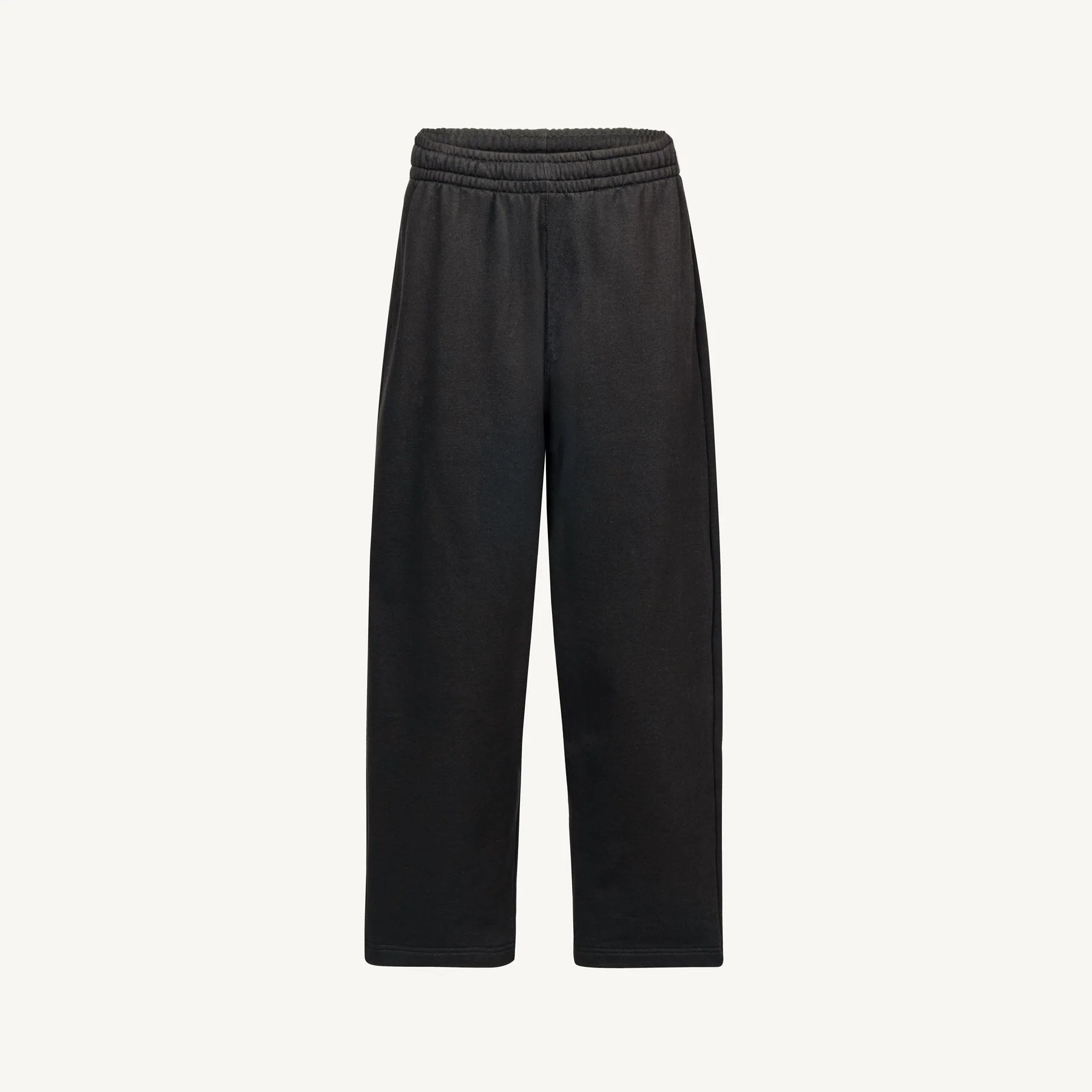 Vintage Black Straight-Leg Relaxed Sweatpants Mockups