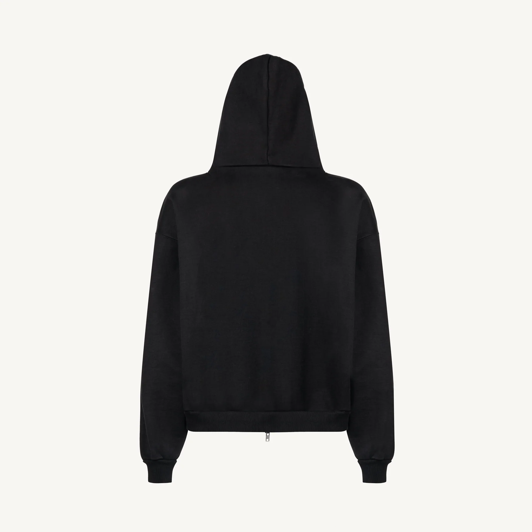 Vintage Black Ultra Heavy Reversible Oversized Zipped Hoodie. - Image 7